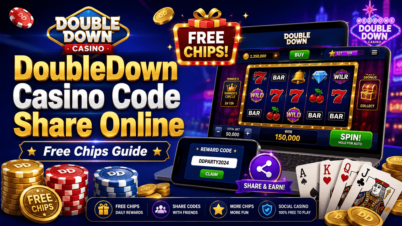 DoubleDown Casino Code Share Online
