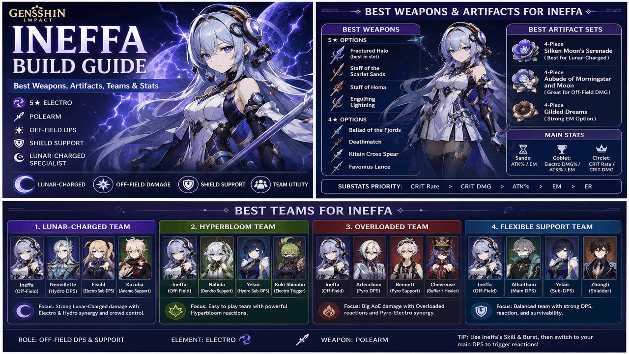 How to Build Ineffa in Genshin Impact