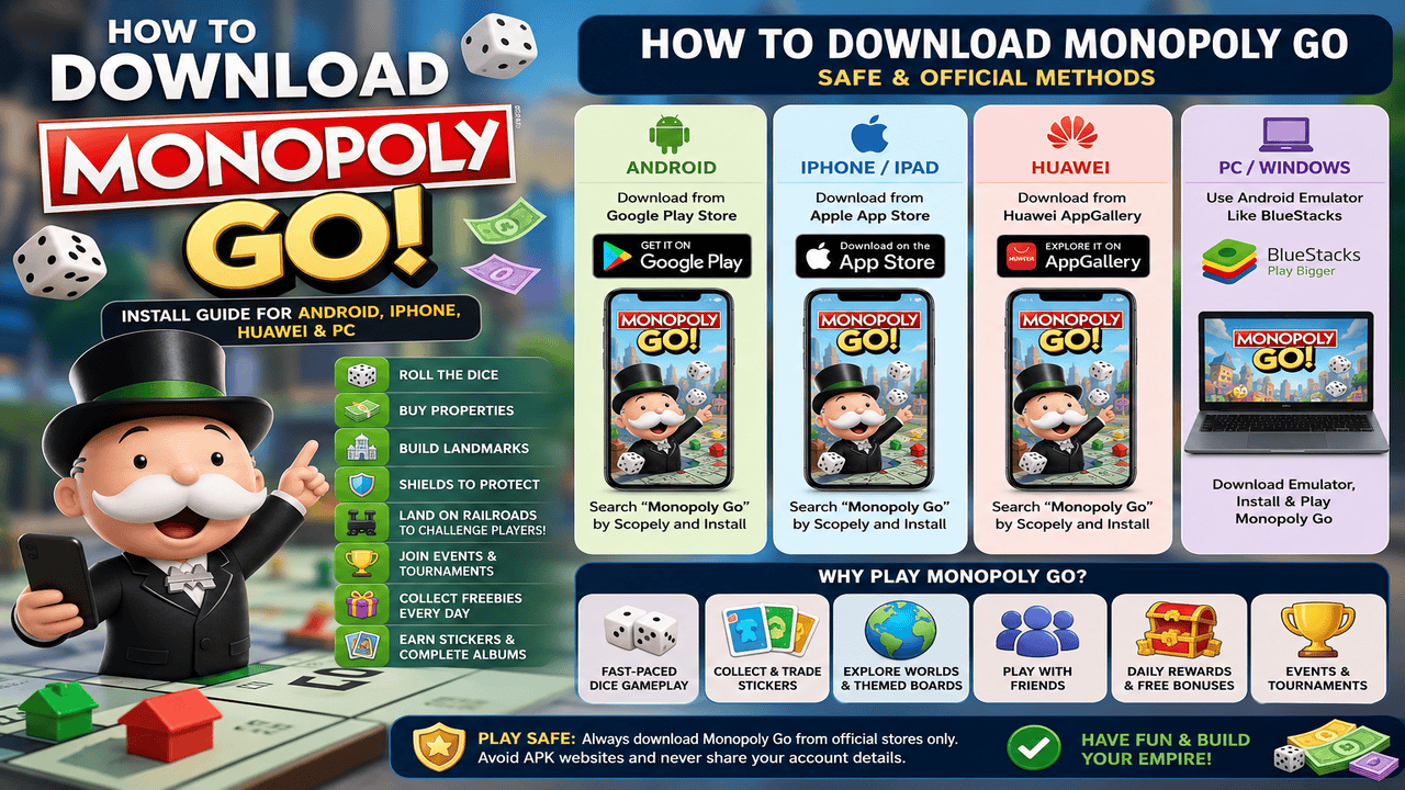 How to Download Monopoly Go
