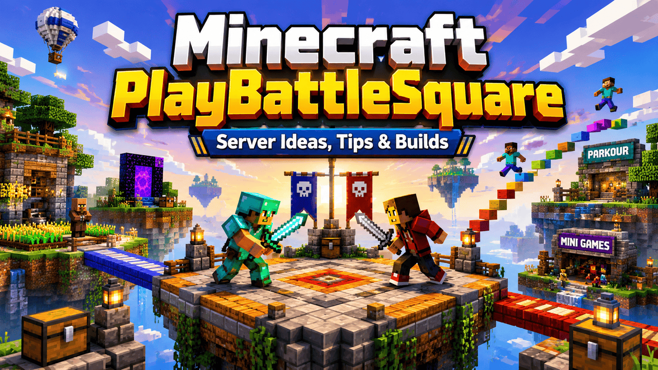 Minecraft PlayBattleSquare
