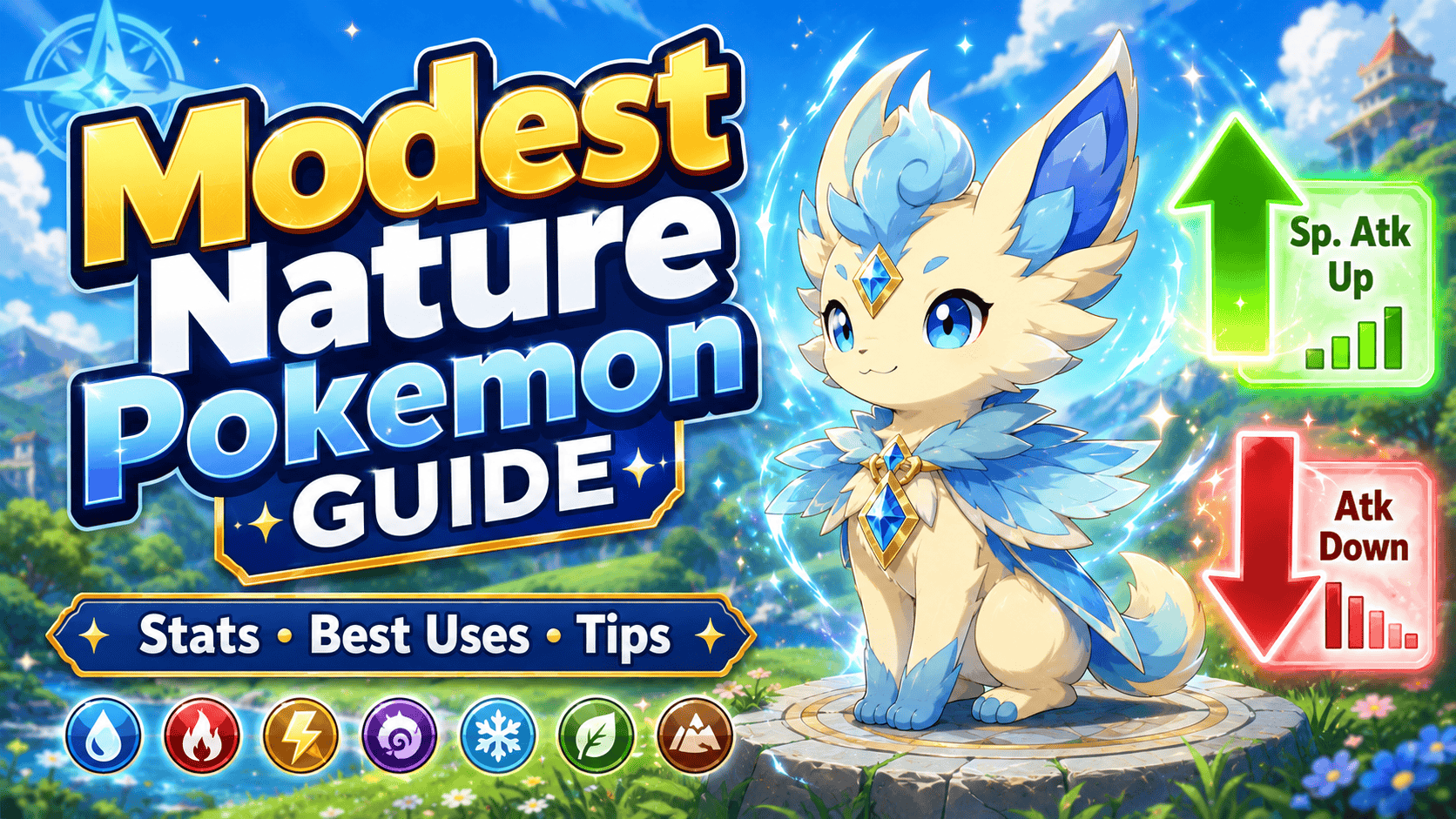Modest Nature Pokemon